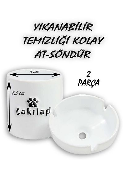 Çakilap Dragon Ball Printed Washable Porcelain Ashtray - Machine Change (Kp-Çf)