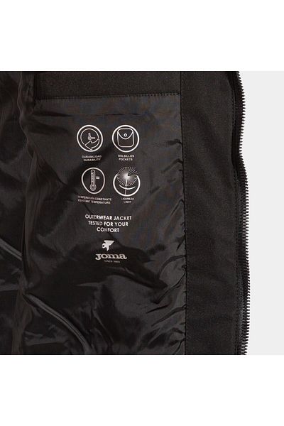Joma ANORAK MEN'S EXPLORER BLACK COAT 103045.100