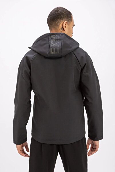 Exuma Erkek Softshell Mont - Siyah
