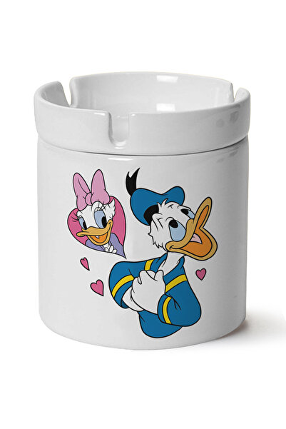 Çakilap Donald Duck cu imprimeu lavabil Scrumieră din porțelan - Fabricată la...