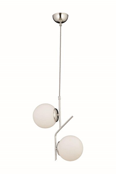 Trendylight Duble Tekli Krom Sarkıt Avize