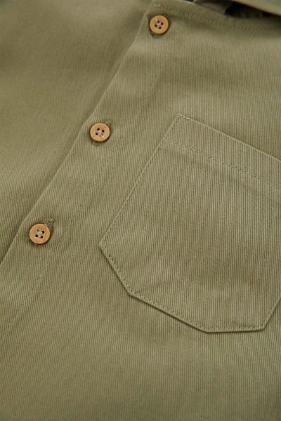 DeFacto Baby-Jungen-Langarmshirt aus Gabardine mit Kapuze und Bergmuster A8270a523au