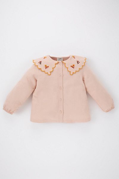 DeFacto Baby Girl Long Sleeve Twill Shirt - Big Collar A8779a523wn