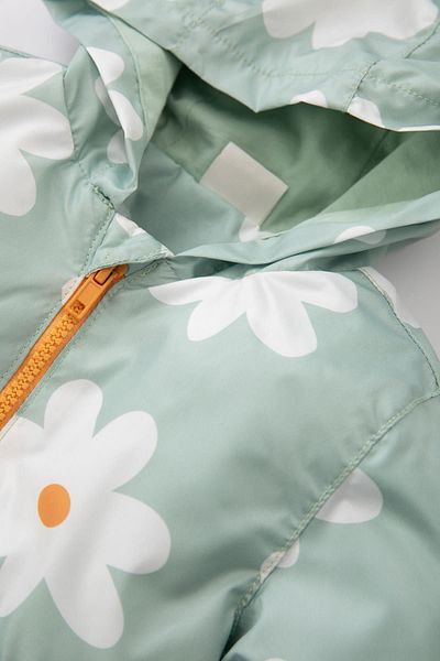 DeFacto Floral Patterned Water Repellent Hooded Puffer Jacket for Baby Girl - Z1346a223sp