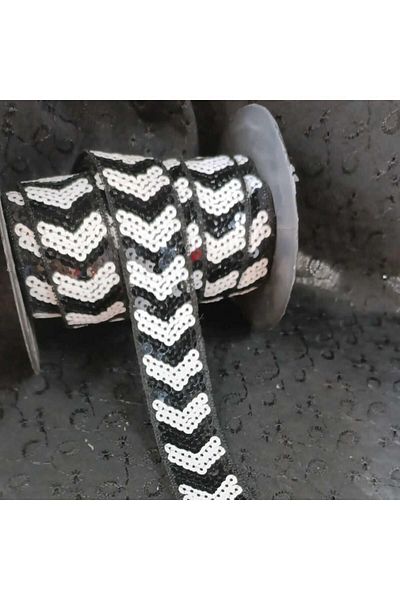 AĞIRSOY 1 Meter Sequin Decorative Strip - The Price is