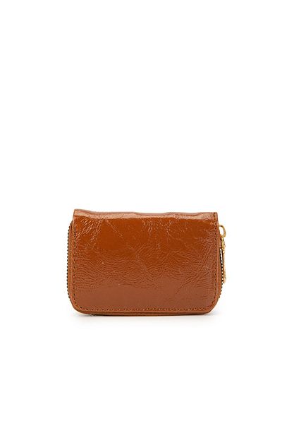 minebag Дамски мини портфейл Taba, модел ZC 139 - изкуствена кожа на пъстри точки