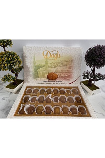 Bülent Dağlı Hediyelik Büyük Kutu Sade Kestane Şekeri (NET:400GR.)