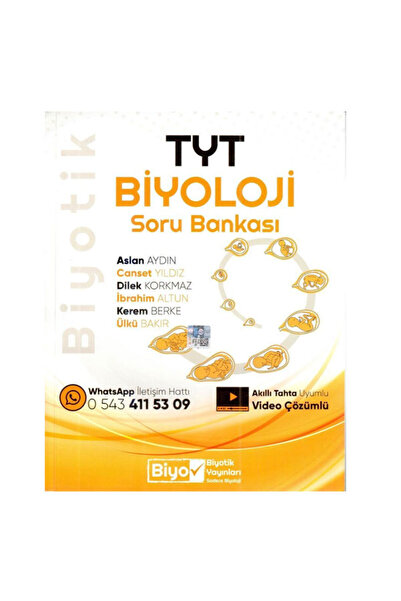 Biyotik Yayınları Tyt Biyoloji Biyotik Soru Bankası Yeni 2026