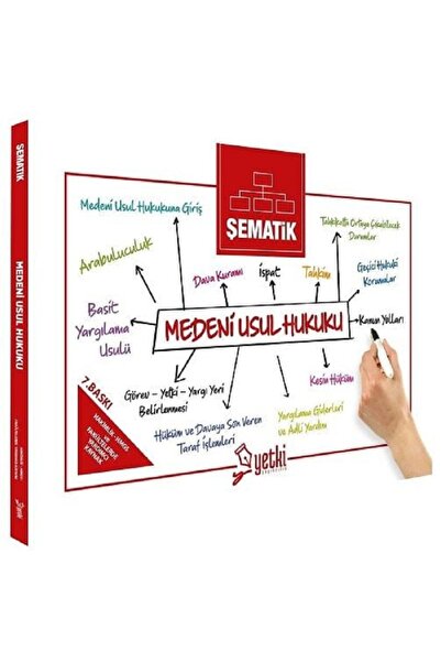 Yetki Yayıncılık Yetki Şematik Medeni Usul Hukuku 7. Baskı - Özal Duran Yetki...