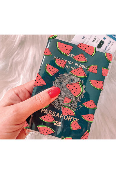 Cekuonline جواز سفر متوافق - بولي كلوريد الفينيل الشفاف، جيب وغطاء جواز سفر م...