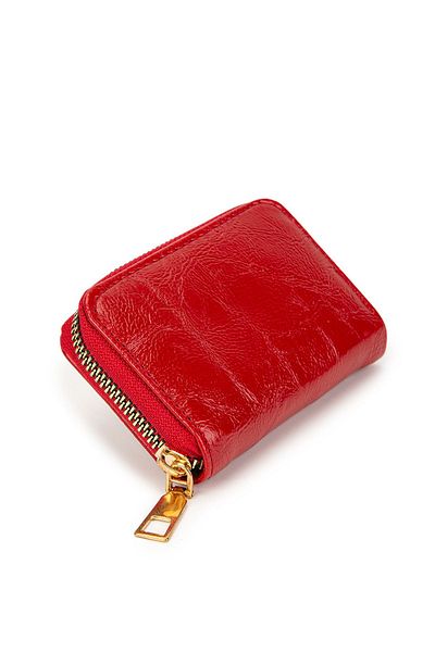 minebag ZC 139 Model Red Women's Mini Wallet - Artificial Leather