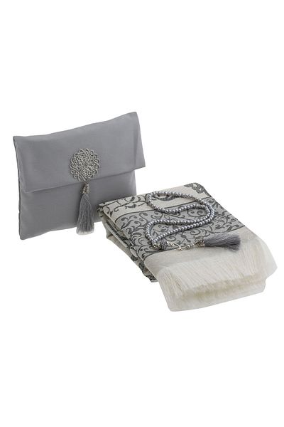 ENSARHAC-UMRE MALZEMELERİ Dowry Prayer Rug Set