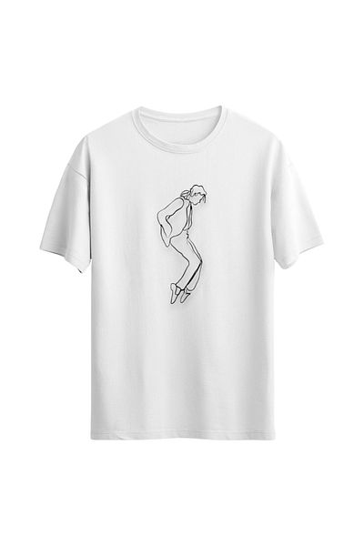 Açık Garaj Michael Jackson Printed Unisex T-shirt - Regular Fit