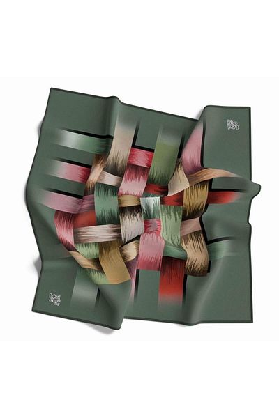 Levidor Γυναικείο Φουλάρι Twill Polyester İ13857
