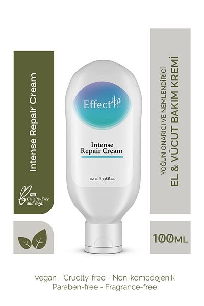 EffectHA Intensive Repairing and Moisturizing Intense Repair Cream - Hand and Body Care Cream