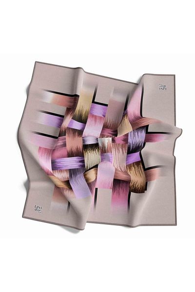 Levidor Γυναικείο Φουλάρι Twill Polyester İ13857