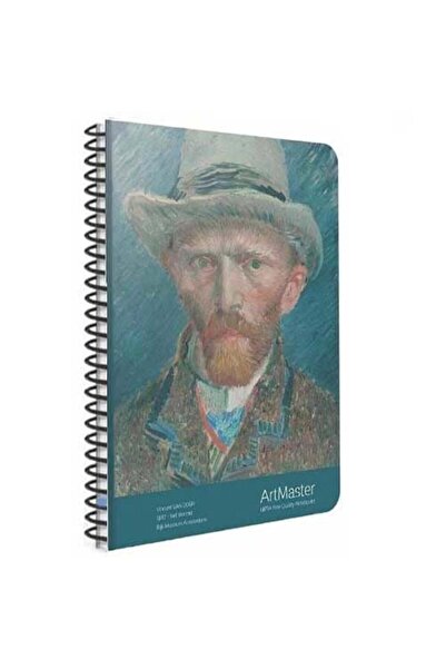 Gıpta Art Master Spiralli Van Gogh Karton Kapak 100 Yaprak 19*26 Çizgili Defter