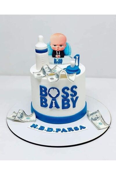 by şeyda palancı Yenilebilir baskı ve şeker hamurundan patron bebek figürleri