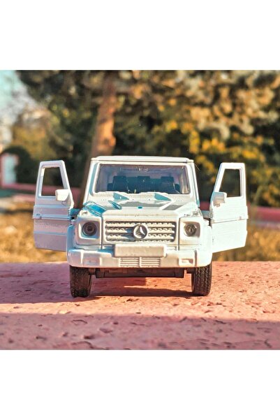 MERCEDES Benz G63 Koleksiyon Metal Araba 12cm Jip Beyaz