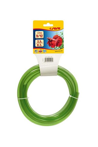 SERA Green External Filter Hose - 9/12mm, 2.5 Meters