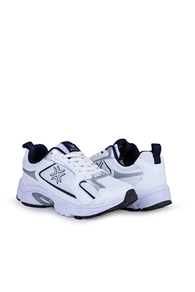 BUCKHEAD White Navy Unisex Memory Taban Confort Günlük Spor Ayakkabı