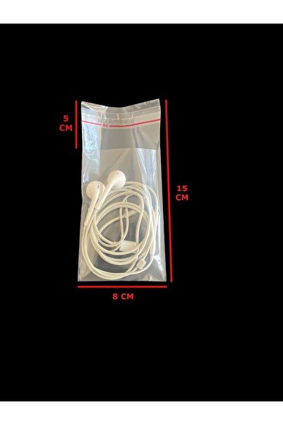 HG AMBALAJ 1000 Adet 8x15 Cm Bantlı Yapışkanlı Şeffaf Opp Jelatin Poşet ( 8x10 5)