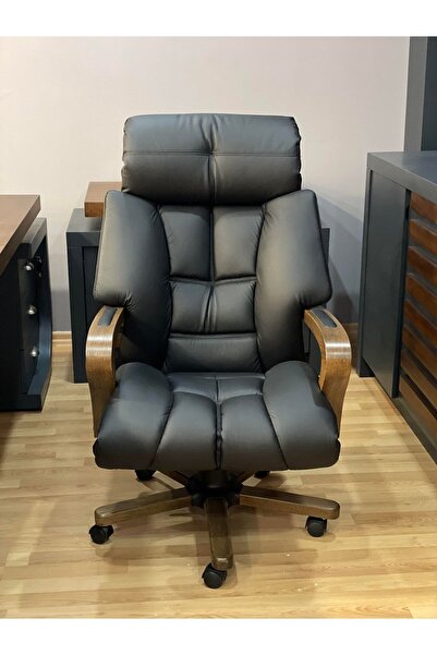 BÜROSAN Hakiki Deri Makam Koltuğu