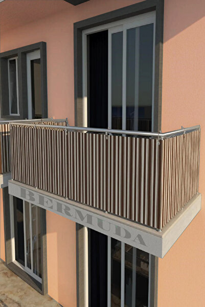 BERMUDA Balkon Demiri Perdesi Korkuluk Perdesi Her Ölçüde Boy X En Dikmeli Ba...