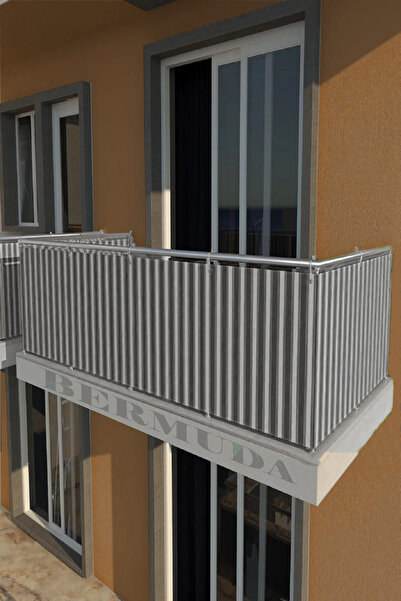 BERMUDA Balkon Demiri Perdesi Korkuluk Perdesi Her Ölçüde Boy X En Dikmeli Ba...