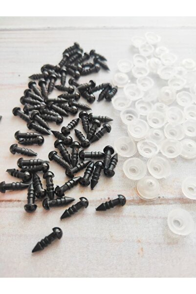 İthal Enuyguntuhafiye Amigurumi Vidalı Göz 5mm