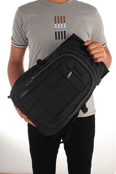 Relaxion Rlx-2227 - Black School Backpack: For Casual, Travel and Sports
