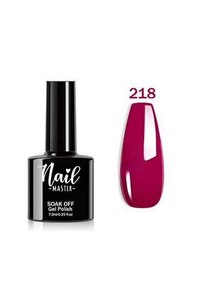Nail Master M218 Kalıcı Oje 7,3ml Kızıl Kırmızı