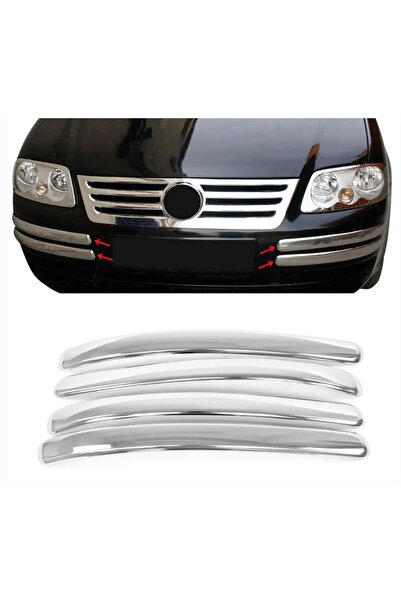 MYTUNİNG Vw Caddy 2004-2009 Arası Krom Tampon Kaşı 4 Pcs. P.çelik