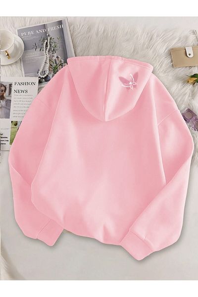 Deocept Butterfly Printed Women's Sweatshirt - Hooded