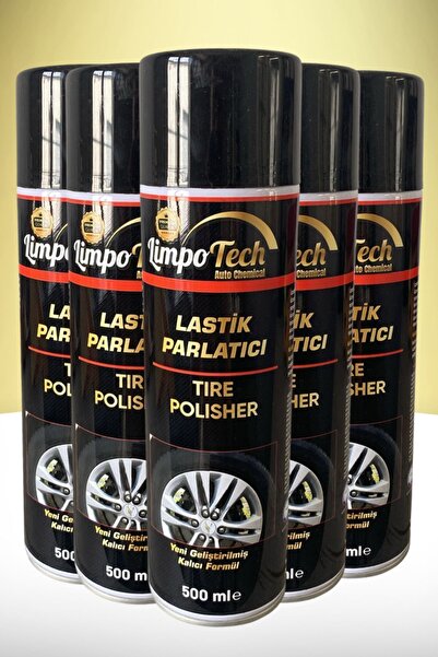 LİMPO TECH 5 Adet Araç Lastik Parlatıcı Sprey 500 ml