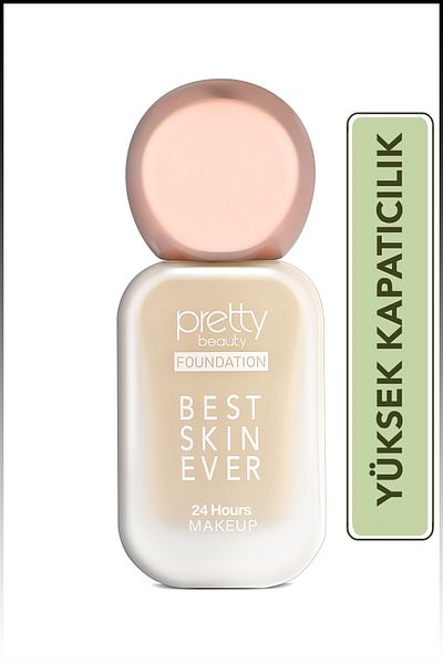 Pretty Beauty Best Skin Ever High Coverage Foundation No1