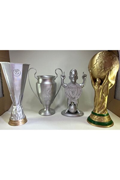 FLEXİS Uefa Messi 4'lü Kupa Seti 20-25 Cm