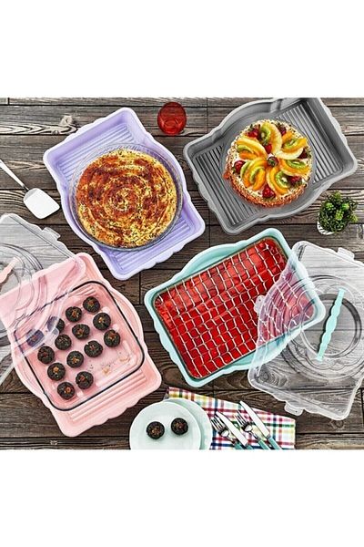 Homesea Trio Cake and Pyrex Carrying Container