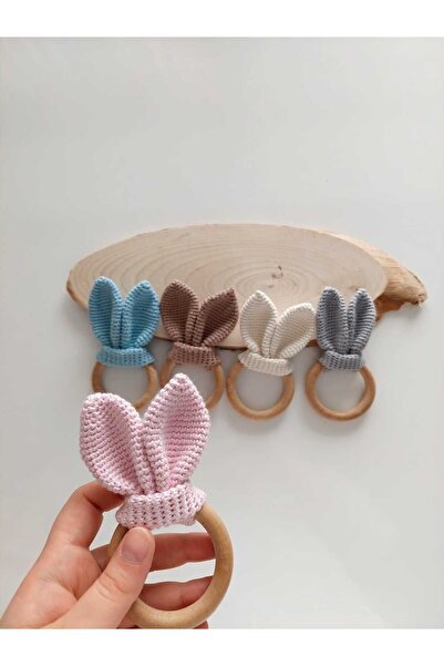 Amigurumi Tavşan Kulağı Diş Kaşıyıcı