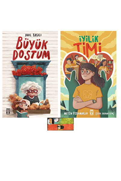 Genç Timaş İyilik Timi,Büyük Dostum set 2kitap-Metin Özdamarlar- Anıl basılı