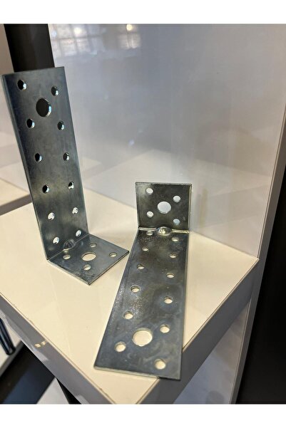 Taşkın Aksesuar Metal L Gönye 40x40x120mm 18 Delikli (2 Adet) 30no Köşebent B...