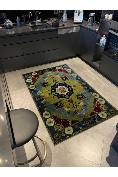 Rugs Modern Halı Covor decorativ vintage cu model din seria „Antic”, în culor...