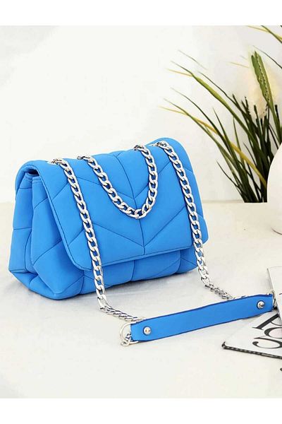 MAC&MOS WOMEN'S BLUE SHOULDER BAG