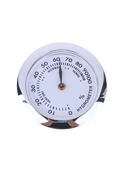 efmues Analog nem ölçer gümüş renk pilsiz analog nem ölçer