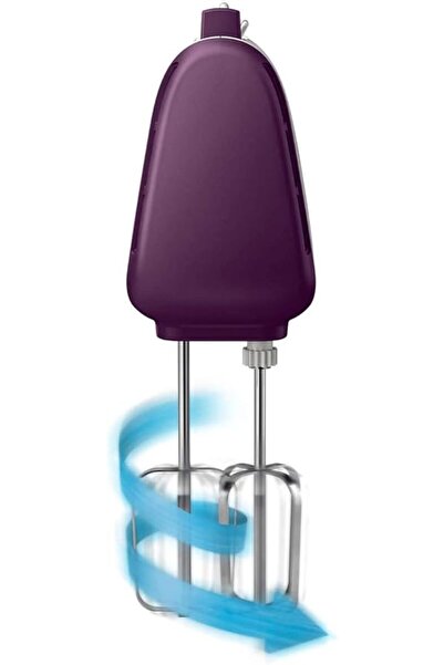 Philips 5 Speeds Daily Hand Mixer With Wire Beaters And Dough Hooks | Model No Hr3740/11