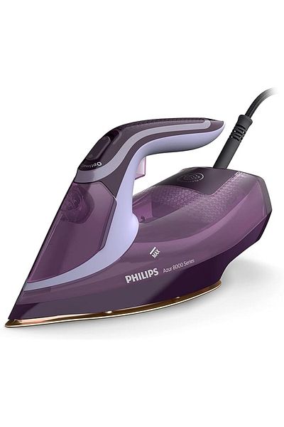 Philips Steam Iron Azur 8000 Series, 3000W, SteamGlide, No Burns, Auto Shut-off