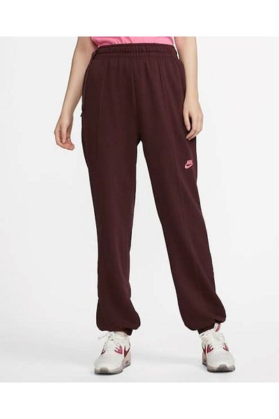 Womens burgundy nike sweatsuit top