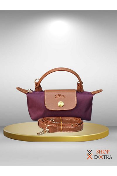 shopExxtra Дамска сгъваема чанта за през рамо за гримове - Shopper Bag, размер 10x20 см