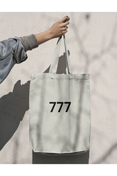 redame 777 Manifest Unisex Affirmation Minimalist Tote Luck Y2k Retro Cloth Bag