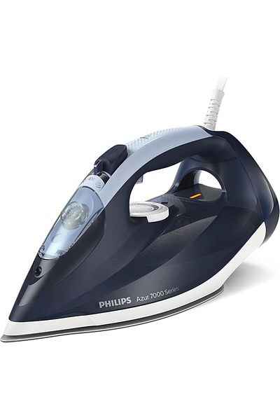 Philips HV Steam Iron 7000 Series, 2800W, SteamGlide Plus soleplate, Vertical Steam, Auto Shut-off